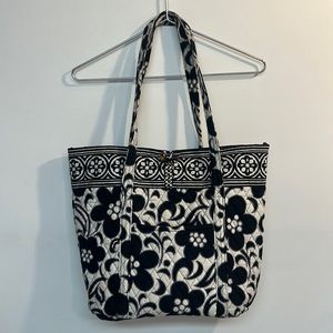 Vera Bradley brand tote bag with cardboard insert in the bottom of the bag